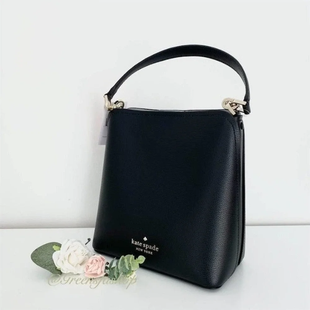 Kate spade Purse & wallet Darcy Black Small Bucket Bag Crossbody - Picture 4 of 11